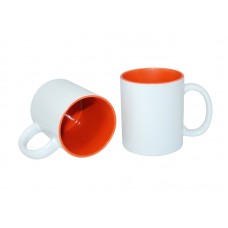 11oz Two-Tone Color Mug(Inside Only) Orange