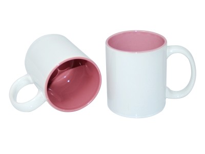 11oz Two-Tone Color Mug(Inside Only) Pink