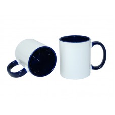 11oz Two-Tone Color Mug(Inside & Handle) Blue