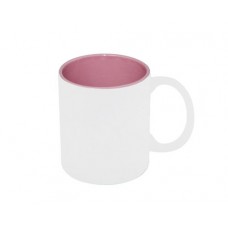 11oz Two-Tone Color Mug(Inside Only) Matt Pink