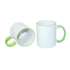 11oz Two-Tone Color Mug(Handle Only) Light Green