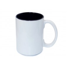 15oz Two-Tone Color Mug(Inside Only) Black