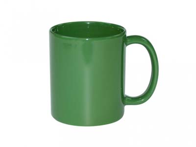 11oz Laser Color Mug-Green