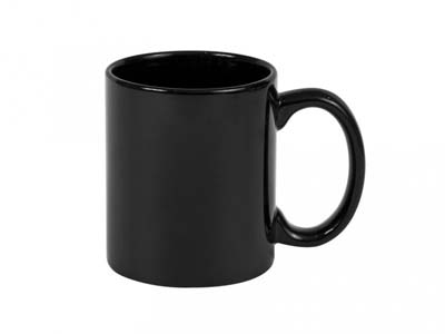 11oz Laser Color Mug-Black