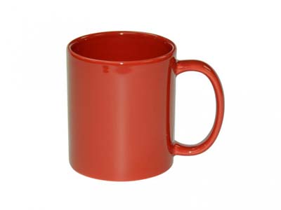 11oz Laser Color Mug-Red