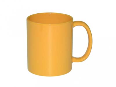11oz Laser Color Mug-Yellow
