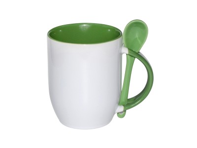 12oz Color Spoon Mug Grass Green