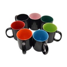 11oz Black Mug w Inside Color