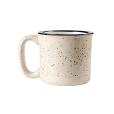 13oz Ceramic Enamel Mug(Beige)