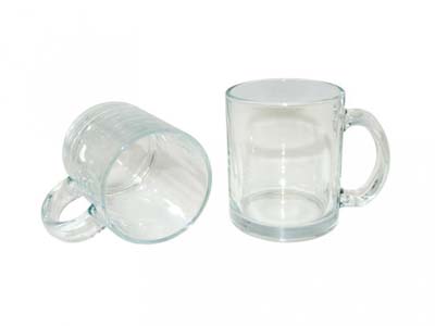 11oz Glass Mug(Clear)