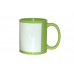 11oz Color Mug w White Patch