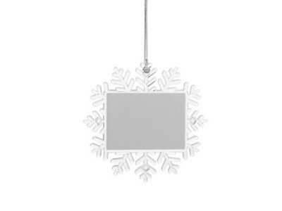 Plastic Ornament(Snowflake, 14*14cm)