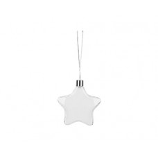 Plastic Ornament(Star, 9*9.5cm)