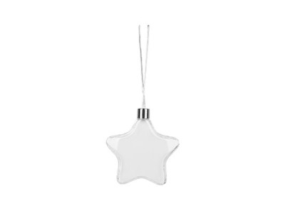 Plastic Ornament(Star, 9*9.5cm)