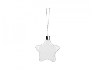Plastic Ornament(Star, 9*9.5cm)