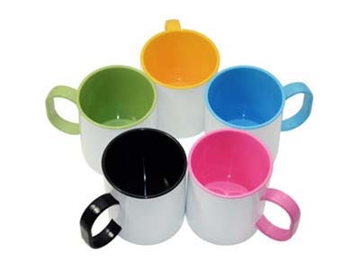 11oz Polymer Two-Tone Color Mug