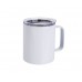 10oz/300ml Stainless Steel Coffee Cup(White)