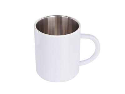 300ml Stainless Steel Mug(White)