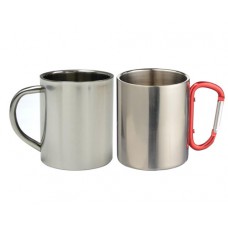 Stainless Steel Clip-on Mugs (4)