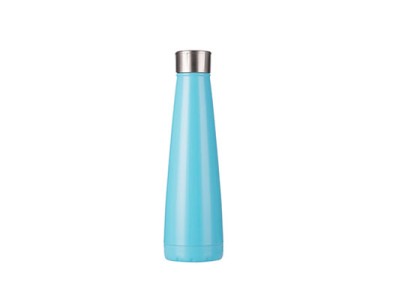 14oz/420ml Stainless Steel Pyramid Bottle(Blue)