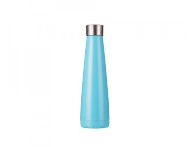 14oz/420ml Stainless Steel Pyramid Bottle(Blue)