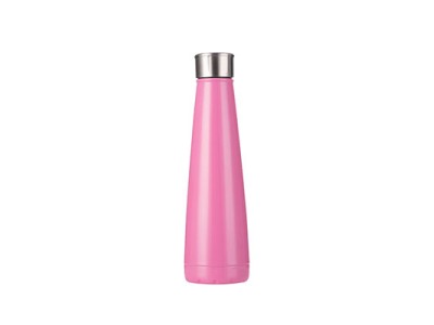 14oz/420ml Stainless Steel Pyramid Bottle(Rose Red)