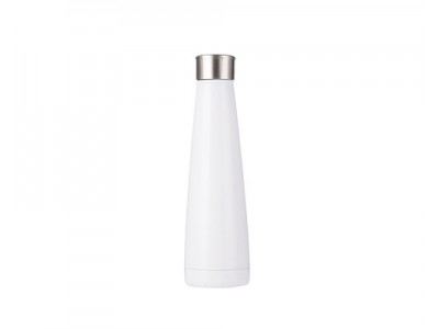 14oz/420ml Stainless Steel Pyramid Bottle(White)