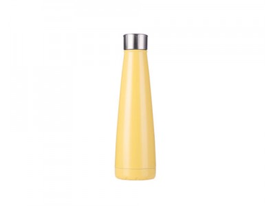 14oz/420ml Stainless Steel Pyramid Bottle(Yellow)