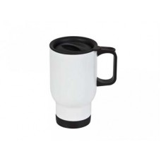 14oz Stainless Steel Travel Mug White