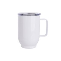 17oz/500ml Stainless Steel Coffee Cup(White)