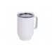 17oz/500ml Stainless Steel Coffee Cup(White)