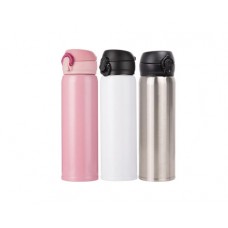 500ml/17oz Stainless Steel Bottle w Pop Lid