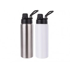 25oz/750ml Stainless Steel Flask w/ Portable Lid