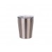 8oz/240ml Stainless Steel Milk Mug w/ Plastic Lid