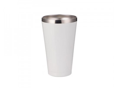 15oz Stainless Steel Tumbler(White)