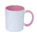 11oz Two-Tone Color Mug(Inside & Handle) Pink