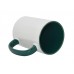 15oz Two-Tone Color Mug(Inside & Handle) Green