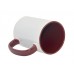 15oz Two-Tone Color Mug(Inside & Handle) Maroon