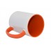 15oz Two-Tone Color Mug(Inside & Handle) Orange