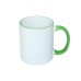 11oz Two-Tone Color Mug(Handle Only) Light Green
