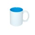 11oz Two-Tone Color Mug(Inside Only) Light Blue