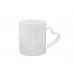 11oz White Mug w Heart Handle