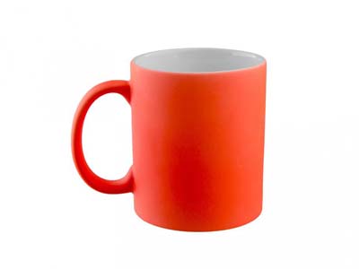 11oz Flare Mug (Frosted Matt,Orange)