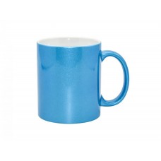 11oz Glittering Mug-Lake Blue