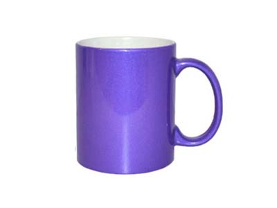 11oz Glittering Mug-Purple