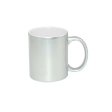11oz Silver Mug