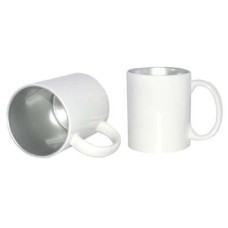 11oz Inside Glittering Mug-Silver