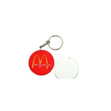 Plastic Key Ring (39mm Round)