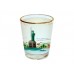 1.5oz Shot Glass Mug with Gold Rim