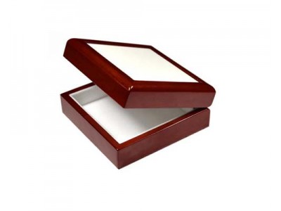 Jewelry Box (4"x4", Maroon)